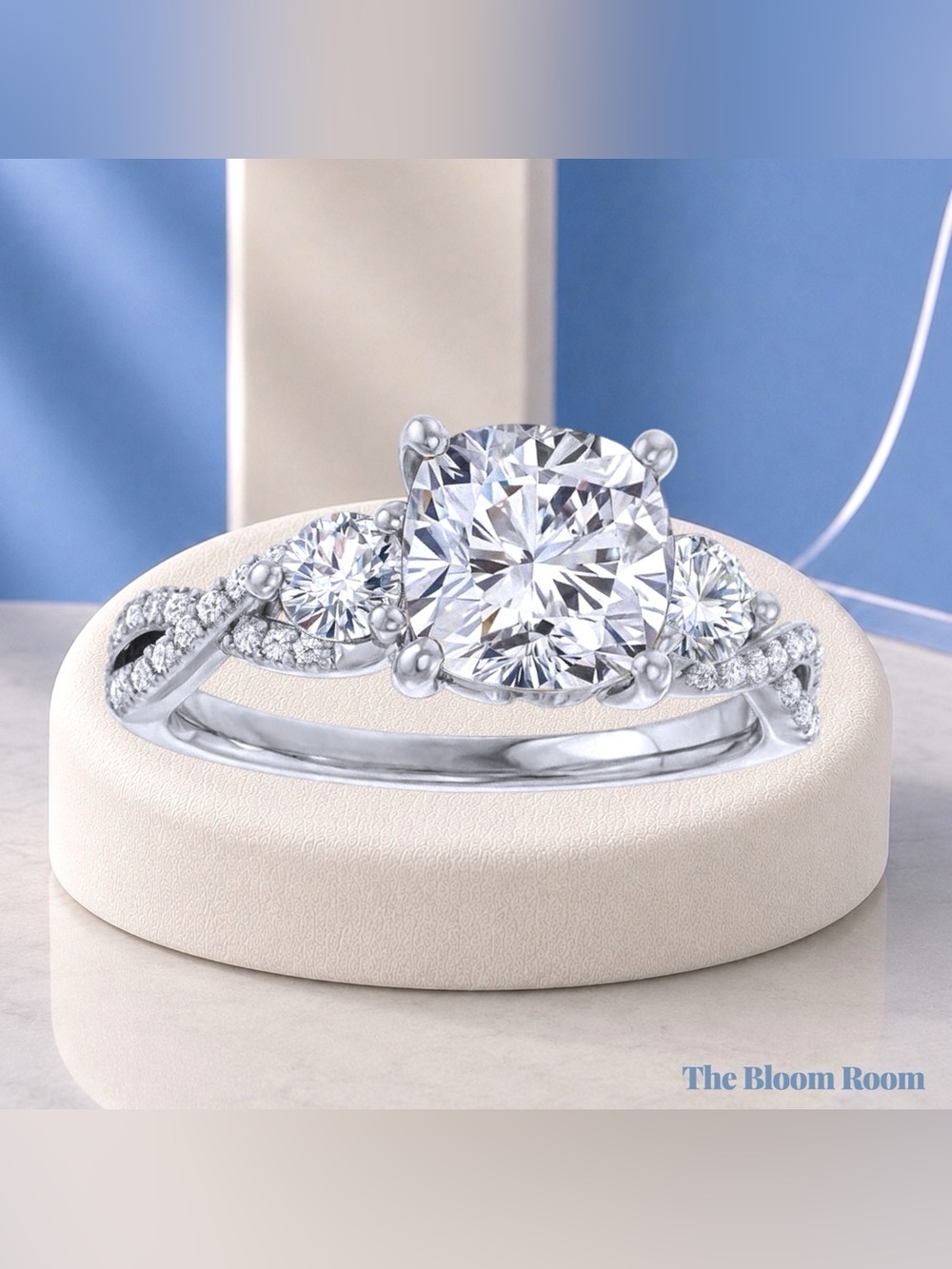 Ever Yours Ring Size 6 | 925 Sterling Silver Moissanite Ring